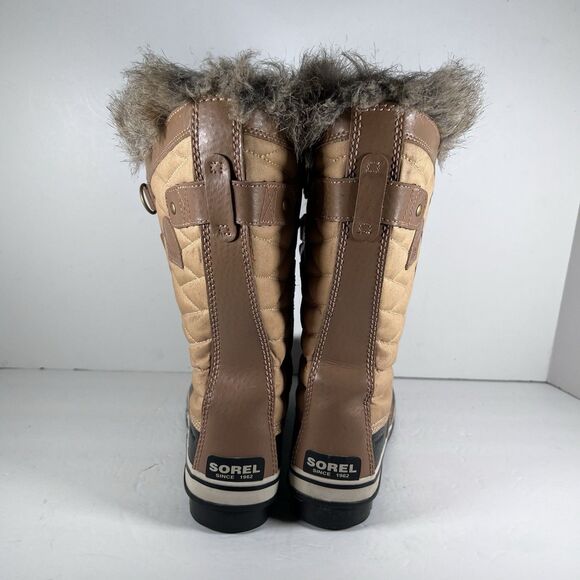 Sorel Tofino II Lace Up Waterproof Faux Fur Lined Winter Boots Women's Size 7.5 - Picture 4 of 8